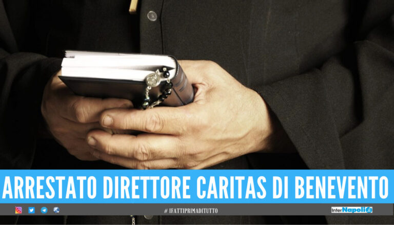 “Materiale pedopornografico sul pc”: arrestato don Nicola De Blasio, direttore Caritas di Benevento