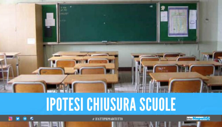 Covid in Campania, ipotesi chiusura scuola a dicembre: 