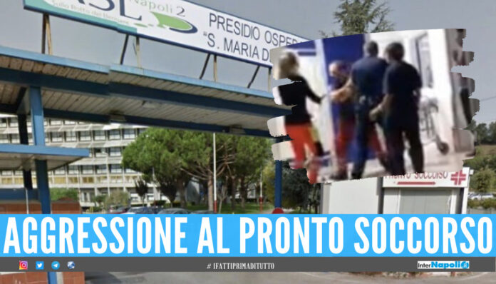 Foto di repertorio, sullo sfondo l'ospedale Santa Maria delle Grazie di Pozzuoli