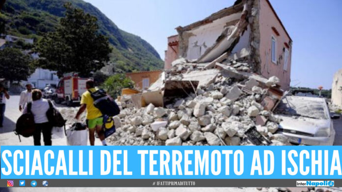 Sciacalli del terremoto ad Ischia, 9 denunciati