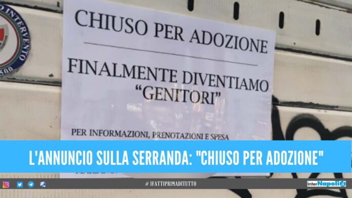annuncio sull'adozione