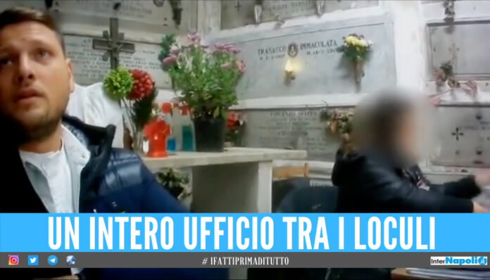 ufficio tra i loculi