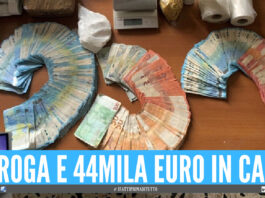Droga e 44mila euro in casa, blitz della polizia a Napoli un arresto