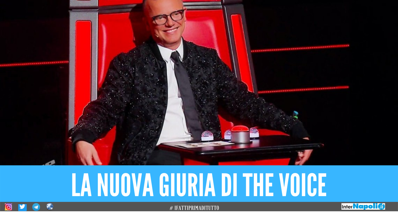 Gigi D'Alessio ancora in tv, il cantante sarà di nuovo giudice di 'The Voice'