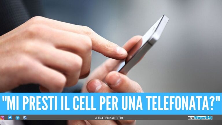 «Mi presti il cell per telefonare», poi scappa arrestato in provincia di Napoli