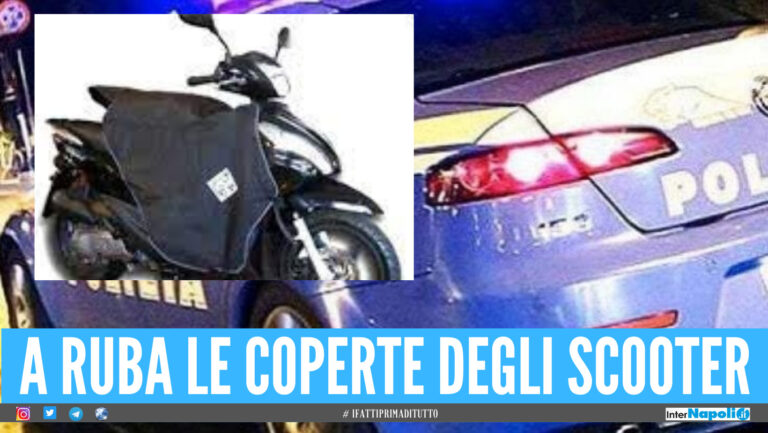 Napoli Non solo gli scooter, a ruba anche le coperte termiche: due arresti