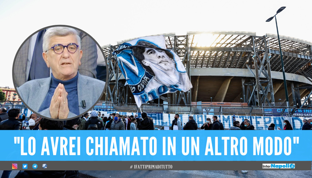 "Non avrei intitolato lo stadio solo a Maradona", polemica sulle parole di Enrico Fedele