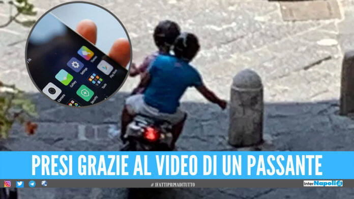 Passante eroe a Napoli, filma gli scippatori e li fa arrestare grazie al suo video
