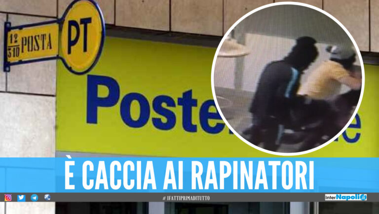 Assalto armato alle Poste nel Casertano, banditi in fuga col bottino da 100mila euro