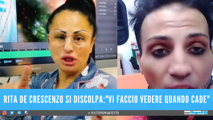 Rita De Crescenzo si discolpa