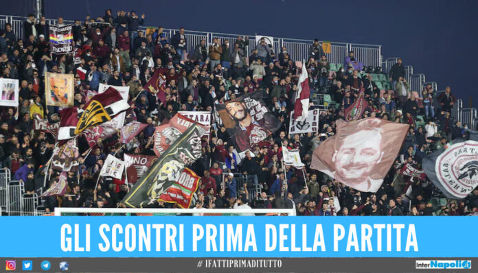 Salernitana, tifoso accoltellato prima della partita fermati 5 tifosi della Lazio