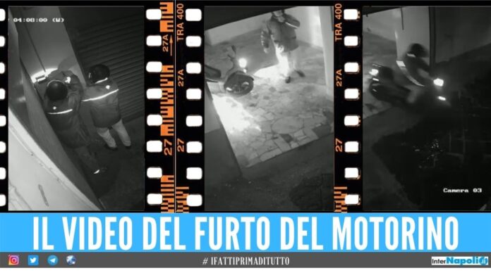 Scassinatori in azione a Napoli, rubato il motorino del giovane raider