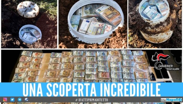 Sequestrato quasi 500mila euro in contanti, soldi nascosti sotto terra