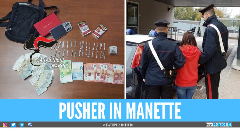 Droga e contanti nascosti in casa, blitz dei carabinieri a Giugliano: arrestata 37enne