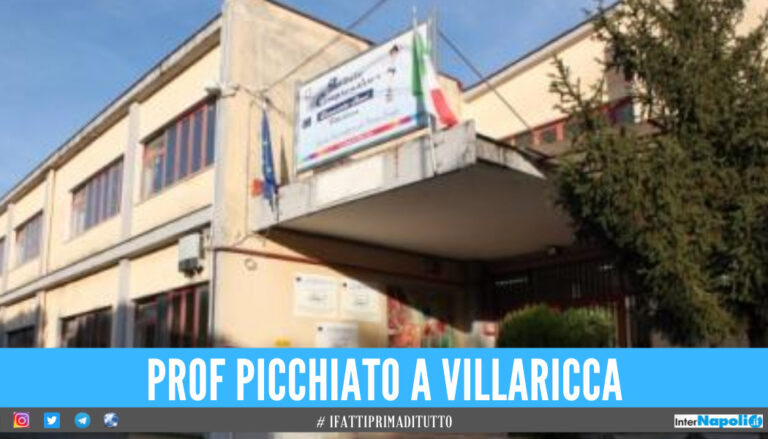 Paura a Villaricca, professore aggredito fuori scuola da due ragazzi