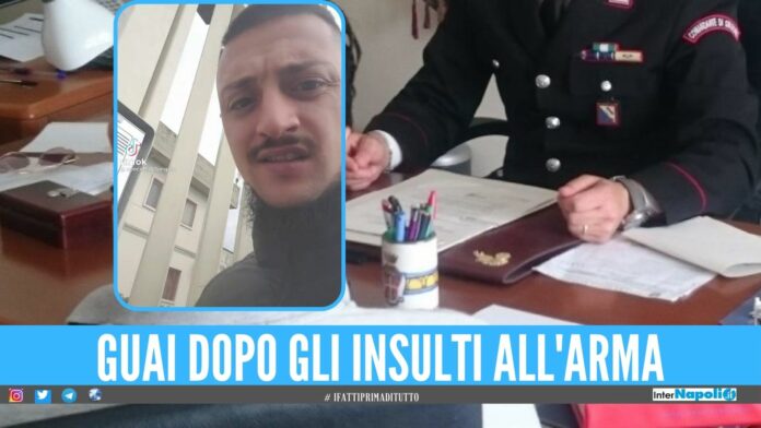 carabinieri insulti casalnuovo video tikto