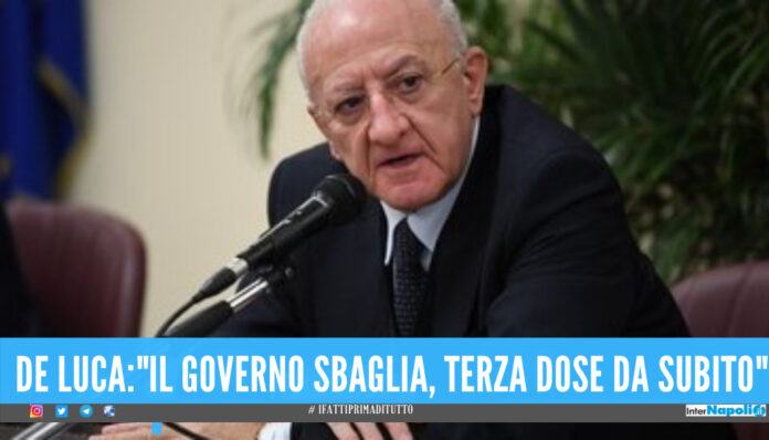 De Luca terza dose