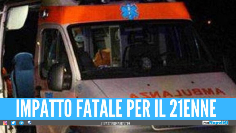 Tragico schianto in provincia di Napoli, Raffaele muore a 21 anni