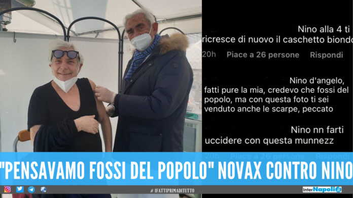 NIno d'angelo e no vax