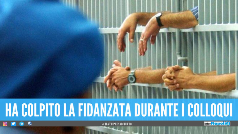 Litiga con la fidanzata durante i colloqui, scoppia la rissa tra detenuti nel carcere in Campania