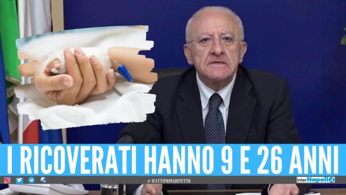 ricoveri giovani campania