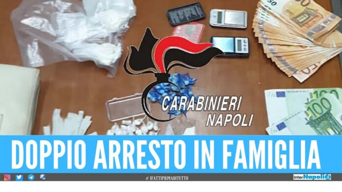 Papà e figlio arrestati per spaccio a Qualiano, scattano le manette a Mugnano