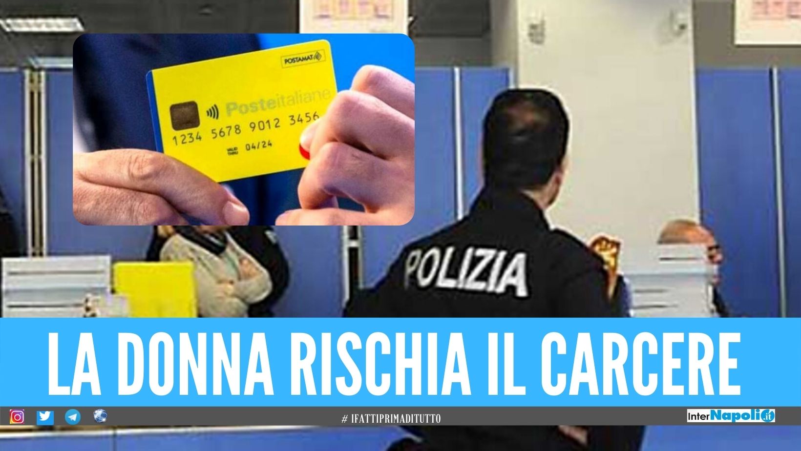 Documenti falsi per il Reddito di Cittadinanza, fermata nella posta a Napoli