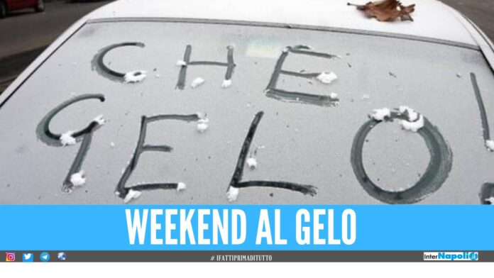 Napoli e provincia avvolte dal gelo, arriva il crollo delle temperature