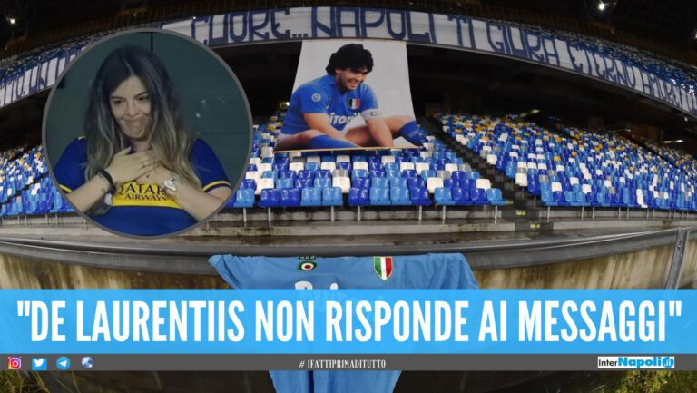 Dalma Maradona a Napoli: «Non mi fanno entrare nello stadio di mio padre»