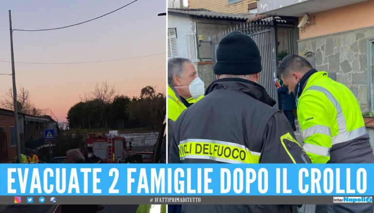 Sprofonda strada ai Camaldoli, evacuate 2 famiglie: interrotti collegamenti con la zona ospedaliera
