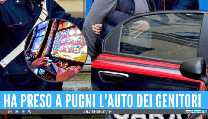 Minaccia i genitori per i soldi del videopoker, 40enne arrestato a Giugliano