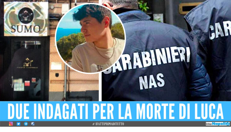 Luca morto dopo il sushi a Napoli, nel ristorante “cibi non tracciati e in cattivo stato”