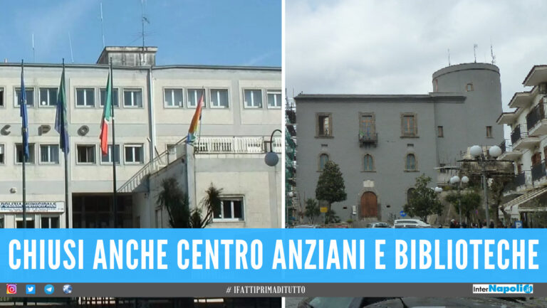 Covid, chiusi uffici del Comune e parchi: la decisione dei 2 sindaci in provincia di Napoli