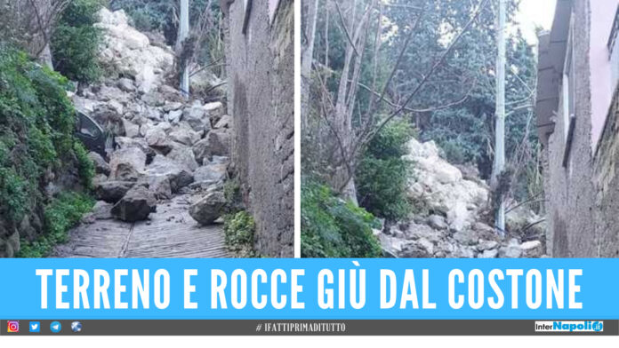 Frana a Ischia, foto ANSA