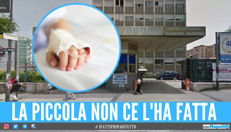 Lutto nell'Agro Aversano, bimba di 3 anni muore dopo il trasporto al Santobono di Napoli