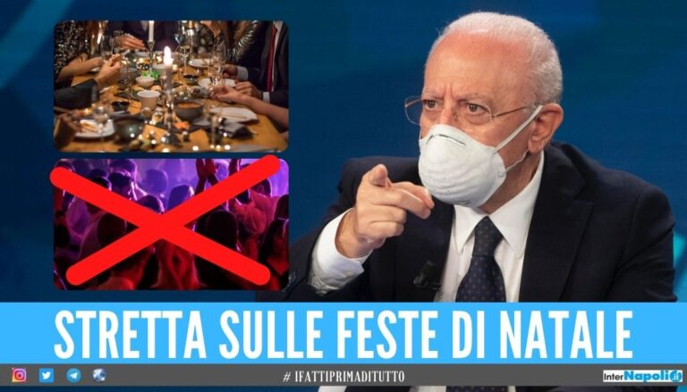 Le regole per il Veglione 2022 in Campania: ok ai tavoli, stop ai balli
