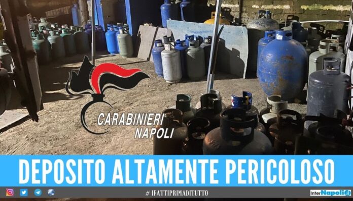 Trovate bombole di gas senza sigilli, scatta il sequestro nel Napoletano