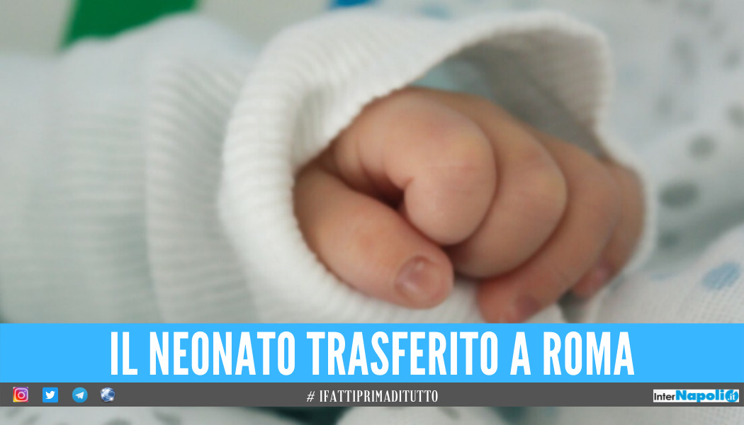Covid, non ci sono più posti in Campania: neonato positivo trasferito a Roma