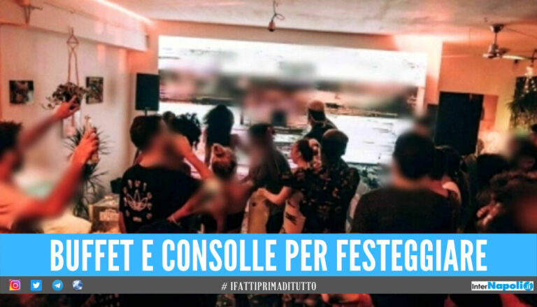Scoperta festa notturna a Napoli, poliziotti aggrediti durante i controlli con calci e pugni