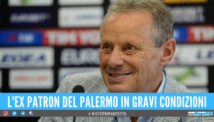 Maurizio Zamparini in ospedale, l'ex presidente del Palermo è in terapia intensiva