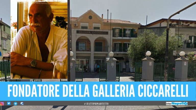 Giugliano piange Matteo, il 'padre' della Galleria Ciccarelli e storico calciatore gialloblù