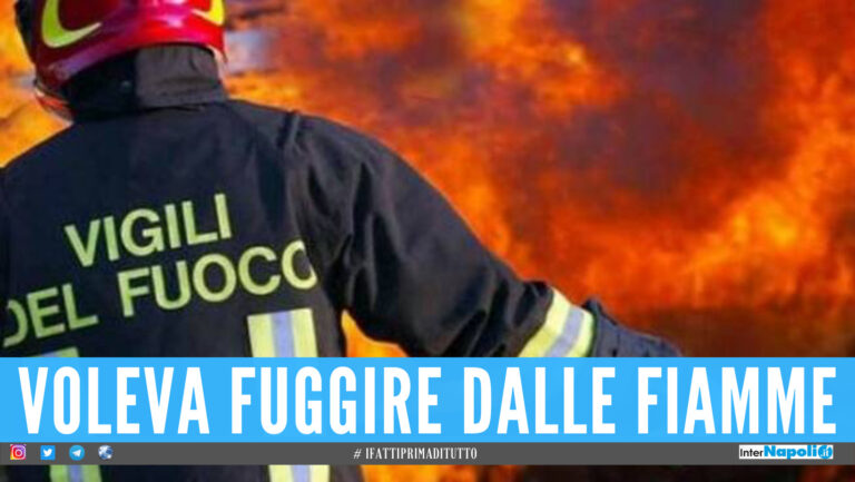 Incendio nel centro accoglienza in Campania, giovane si lancia dal balcone: è grave