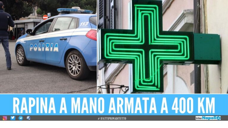 Partono da Casoria e Napoli per rapinare una farmacia, guai per 4 pregiudicati