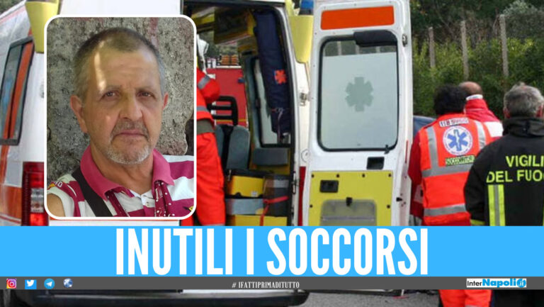 Morte sul lavoro in Campania, Pierino si accascia e viene ustionato dalle fiamme