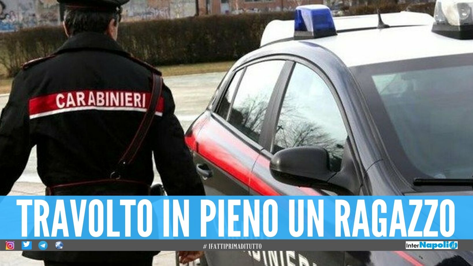 Tenta il triplice omicidio in provincia di Napoli, arrestato pirata della strada