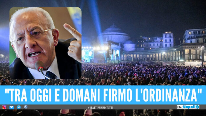 Vincenzo De Luca sul Capodanno a Napoli