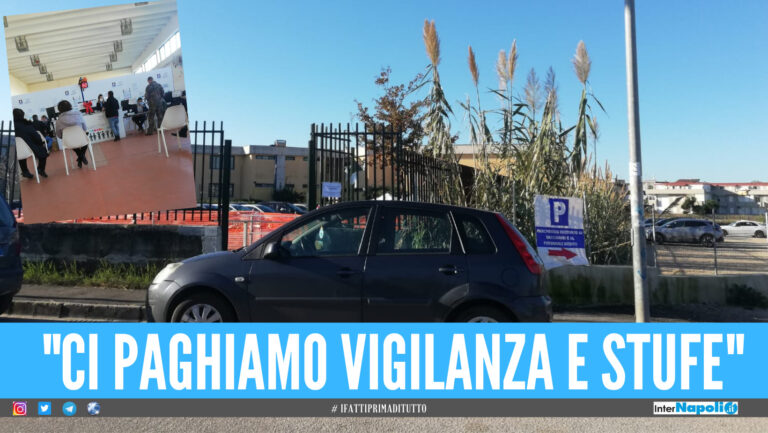 Giugliano. Furti all’esterno dell’hub vaccinale di lago Patria, è allarme sicurezza