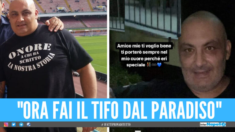 Napoli perde un grande ultras: «Angelo ora fai il tifo da lassù»