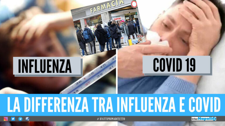 Influenza e Covid, farmacie prese d’assalto a Napoli e provincia: come distinguere i sintomi