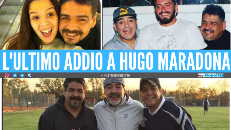 Oggi a Napoli il funerale di Hugo Maradona, la figlia: “Non starò mai più bene”